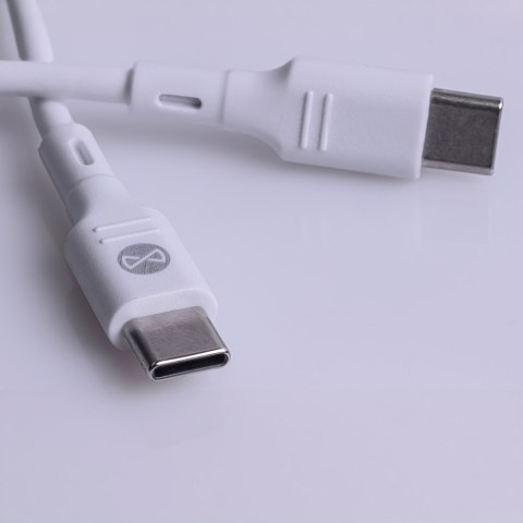 Forever ładowarka sieciowa PD QC TC-07 1x USB-C 1x USB 30W biała + kabel USB-C - USB-C 60W Forever ładowarka sieciowa PD QC TC-07 1x USB-C 1x USB 30W biała + kabel USB-C - USB-C 60W