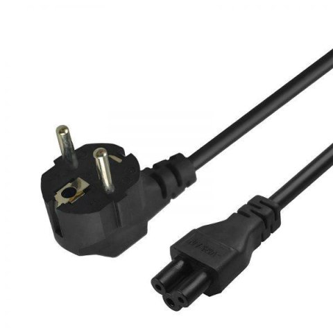 Kabel zasilający Savio CL-158 do notebooka "koniczynka" 3 m