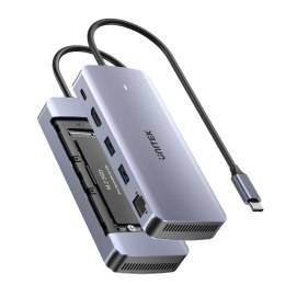 Unitek Aktywny Hub USB-C 10 Gbps, Obudowa na dysk M.2, HDMI