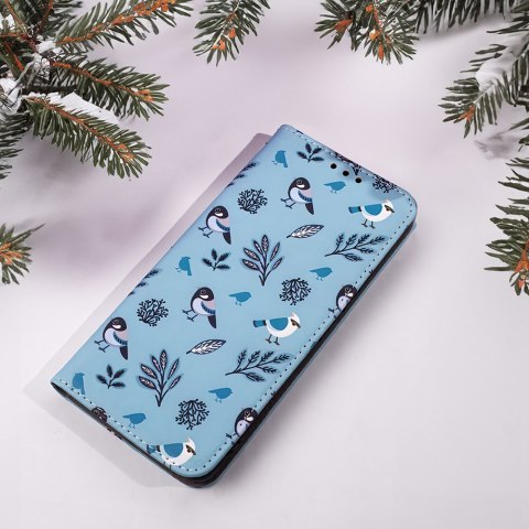 Etui Smart Trendy Winter Birds do Xiaomi Redmi 9A / 9AT / 9i Etui Smart Trendy Winter Birds do Xiaomi Redmi 9A / 9AT / 9i