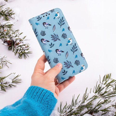 Etui Smart Trendy Winter Birds do Xiaomi Redmi 9A / 9AT / 9i Etui Smart Trendy Winter Birds do Xiaomi Redmi 9A / 9AT / 9i