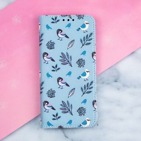 Etui Smart Trendy Winter Birds do Xiaomi Redmi 9A / 9AT / 9i Etui Smart Trendy Winter Birds do Xiaomi Redmi 9A / 9AT / 9i
