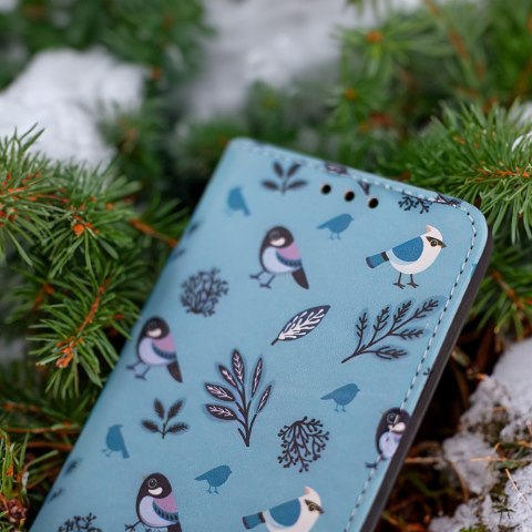 Etui Smart Trendy Winter Birds do Xiaomi Redmi 9A / 9AT / 9i Etui Smart Trendy Winter Birds do Xiaomi Redmi 9A / 9AT / 9i