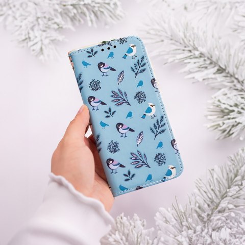 Etui Smart Trendy Winter Birds do Xiaomi Redmi 9A / 9AT / 9i Etui Smart Trendy Winter Birds do Xiaomi Redmi 9A / 9AT / 9i