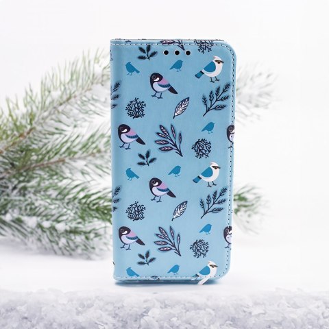 Etui Smart Trendy Winter Birds do Xiaomi Redmi 9A / 9AT / 9i Etui Smart Trendy Winter Birds do Xiaomi Redmi 9A / 9AT / 9i