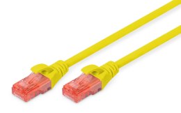 Patchcord DIGITUS UTP kat. 6 10m PVC żółty