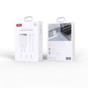 XO ładowarka sieciowa CE22 PD 45W 2x USB-C 2x USB biała + kabel USB-C - USB-C