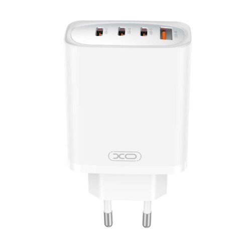 XO ładowarka sieciowa CE23 PD 65W 3x USB-C 1x USB biała