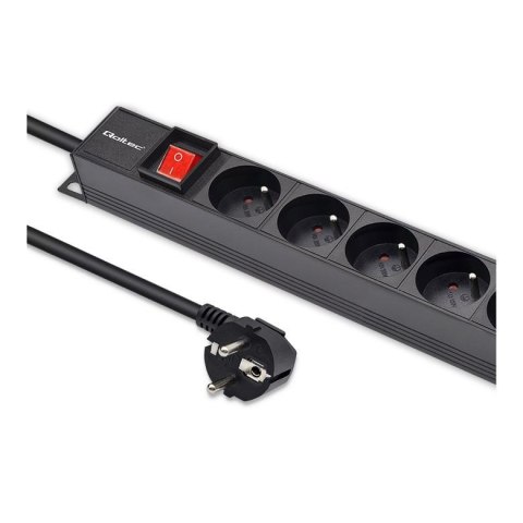 Listwa zasilająca Qoltec PDU do RACK | 16A | 16 x FRENCH | Pionowa | 1.8m