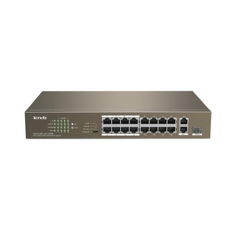 Switch niezarządzalny Tenda TEF1118P-16-150W 16-port Ethernet Switch 10/100 Mb/s PoE 150W Rack