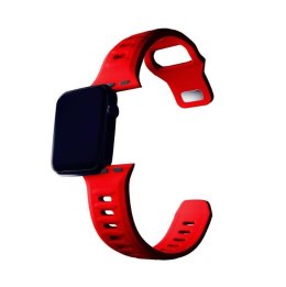 Pasek do Apple Watch - 3mk Silicone Watch Strap for Apple -38/40/41 mm Red