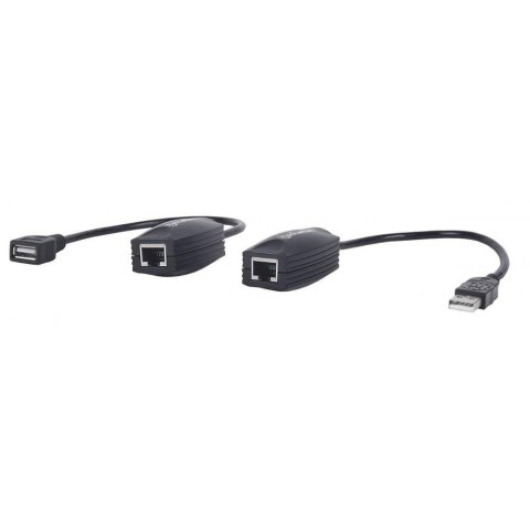 Extender Przedłużacz Manhattan USB po kablu sieciowym RJ45 do 60m