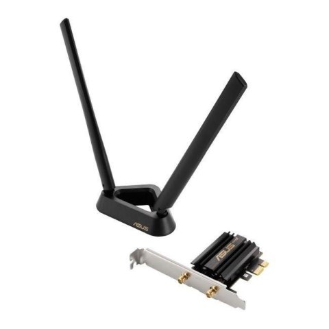 Karta sieciowa Asus PCE-AXE59BT PCI-E WiFi 6E (802.11ax), 6GHz, Bluetooth 5.2, WPA3, OFDMA, MU-MIMO