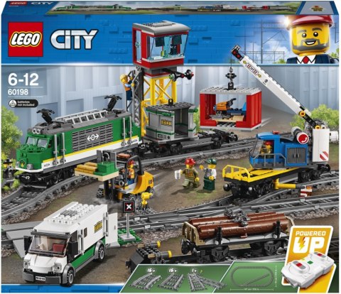 LEGO 60198 City - Pociąg towarowy