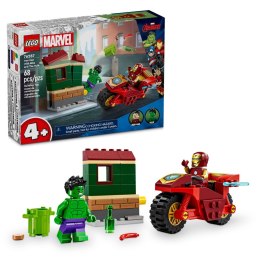 LEGO 76287 Super Heroes - Iron Man z motocyklem i Hulk