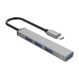 Hub USB-C Orico AH-13-GY-BP 4xUSB-A 3.1 Gen1, 5Gbps, alu