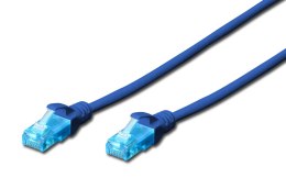 Patchcord DIGITUS UTP kat. 5e 30m PVC niebieski