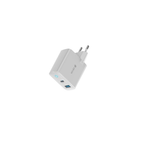 Devia ładowarka sieciowa Extreme PD 65W 1x USB-C 1x USB biała do laptopa Devia ładowarka sieciowa Extreme PD 65W 1x USB-C 1x USB biała do laptopa