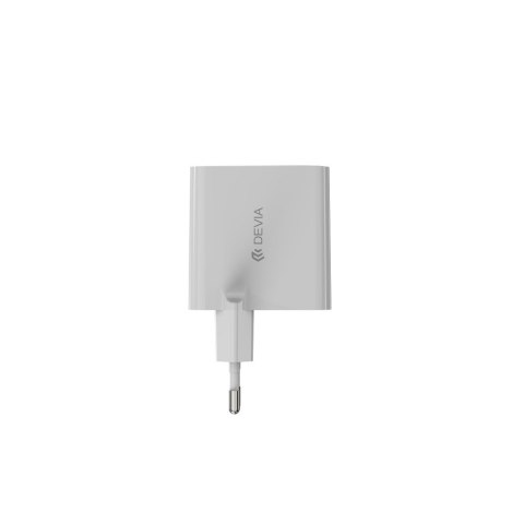Devia ładowarka sieciowa Extreme PD 65W 1x USB-C 1x USB biała do laptopa Devia ładowarka sieciowa Extreme PD 65W 1x USB-C 1x USB biała do laptopa