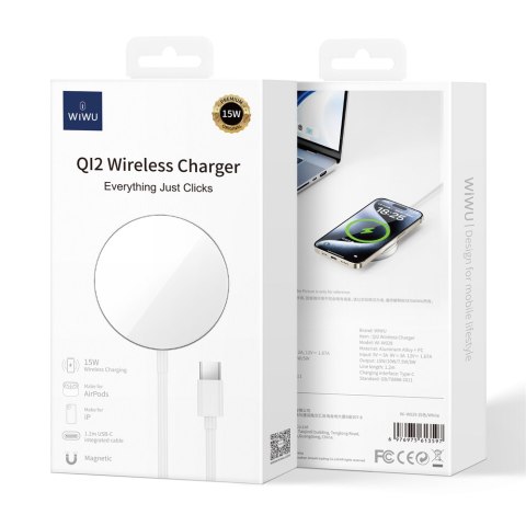 WIWU Ładowarka indukcyjna Wi-W029(QI2) WIWU Ładowarka indukcyjna Wi-W029(QI2)