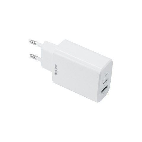 Maxlife ładowarka sieciowa PD QC MXTC-10-20AC 1x USB-C 1x USB 20W biała Maxlife ładowarka sieciowa PD QC MXTC-10-20AC 1x USB-C 1x USB 20W biała