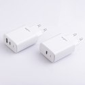 Maxlife ładowarka sieciowa PD QC MXTC-10-20C 1x USB-C 20W biała