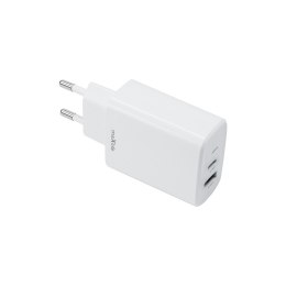 Maxlife ładowarka sieciowa PD QC MXTC-10-30AC 1x USB-C 1x USB 30W biała