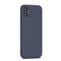 Nakładka Silicon do Motorola Moto G85 ciemnoniebieska