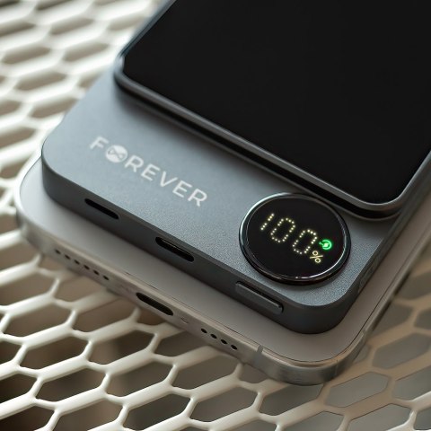 Forever power bank bezprzewodowy MATB-200 20W PD 5000 mAh magnetyczny czarny Forever power bank bezprzewodowy MATB-200 20W PD 5000 mAh magnetyczny czarny
