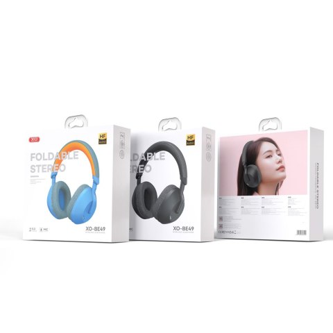 XO słuchawki Bluetooth BE49 czarne nauszne XO słuchawki Bluetooth BE49 czarne nauszne