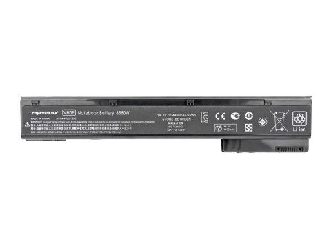 Bateria Movano do HP EliteBook 8560w, 8760w Bateria Movano do HP EliteBook 8560w, 8760w