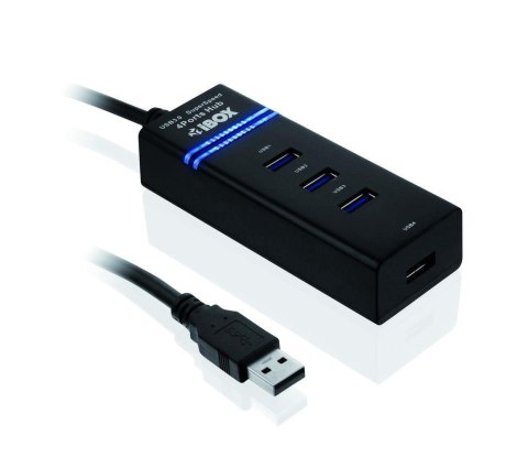 Hub USB iBOX IUH3FB - 4xUSB 3.0