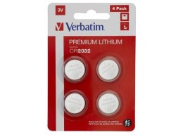 Bateria Verbatim CR2032 (4 szt blister)