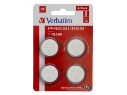 Bateria Verbatim CR2450 (4 szt blister)