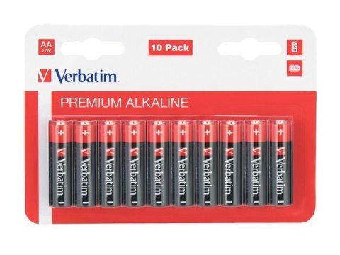 Bateria Verbatim LR6 AA (10 szt blister)