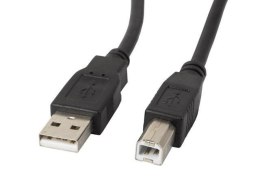 Kabel USB 2.0 Lanberg AM-BM 0,5m czarny