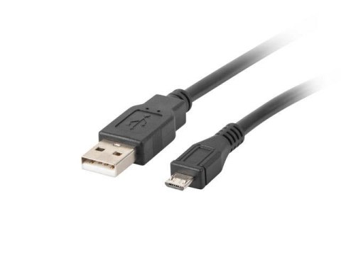 Kabel USB 2.0 Lanberg micro AM-MBM5P 0,3m czarny