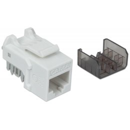 Moduł Keystone Intellinet RJ45 UTP Cat.6a 10 Gigabit biały