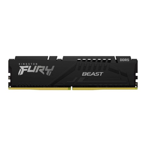 Pamięć DDR5 Kingston FURY Beast 16GB (1x16GB) 5600MHz CL40 1,25V Czarna