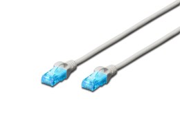 Patchcord DIGITUS UTP kat. 5e 20m PVC szary