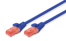 Patchcord DIGITUS UTP kat. 6 1m PVC niebieski