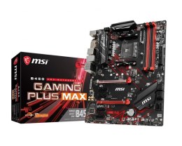 Płyta MSI B450 GAMING PLUS MAX /AMD B450/DDR4/SATA3/M.2/USB3.1/PCIe3.0/AM4/ATX