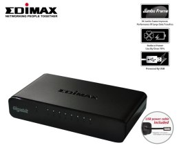 Switch niezarządzalny Edimax ES-5800G V3 8x10/100/1000 Mbps USB