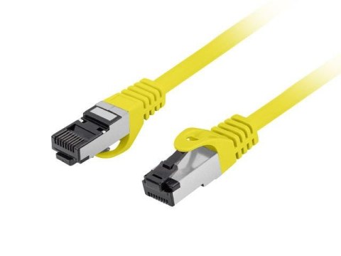 Patchcord Lanberg S/FTP kat.8.1 0,5m LSZH CU fluke passed żółty