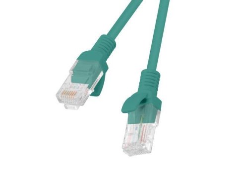 Patchcord Lanberg UTP kat.5e 0,25m zielony 10-Pack