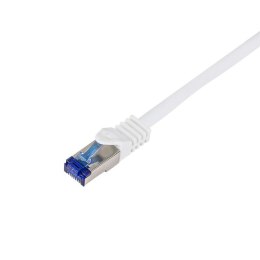 Patchcord LogiLink C6A011S Cat.6A S/FTP Ultraflex 0,25m biały