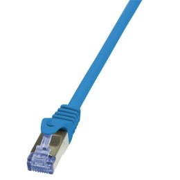 Patchcord LogiLink CQ3036S Cat.6A S/FTP 1m niebieski