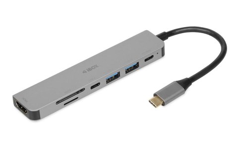 Stacja dokująca hub USB iBOX IUH3SL4K HDMI SD PD100W