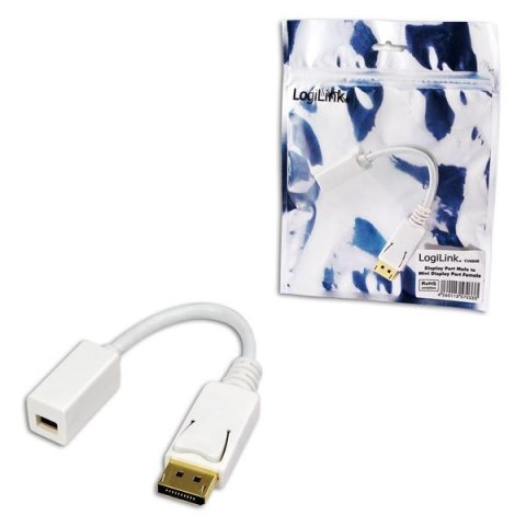 Adapter LogiLink CV0040 DisplayPort (M)>mini DisplayPort (F)