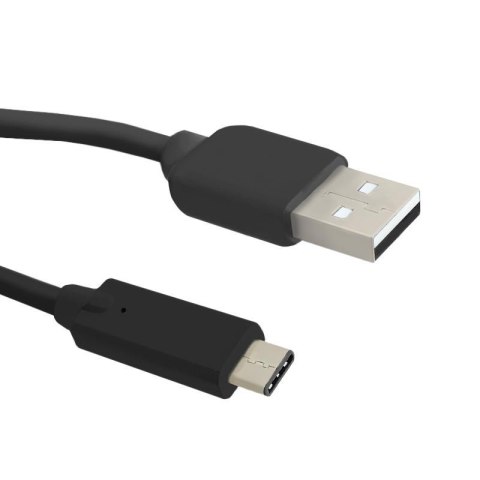 Kabel USB 2.0 Qoltec A męski/ USB 3.1 typC Męski | 0,25m